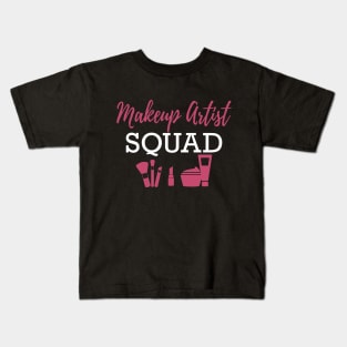 Makeup Artist Squad Kids T-Shirt